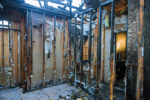 Professional Fire Damage Removal technician working in Simpsonville, KY